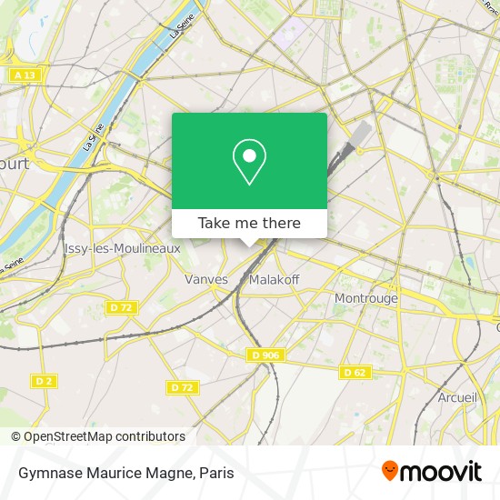 Gymnase Maurice Magne map