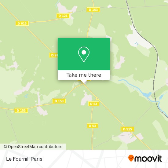 Le Fournil map