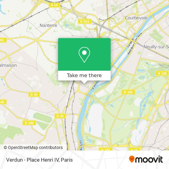 Verdun - Place Henri IV map