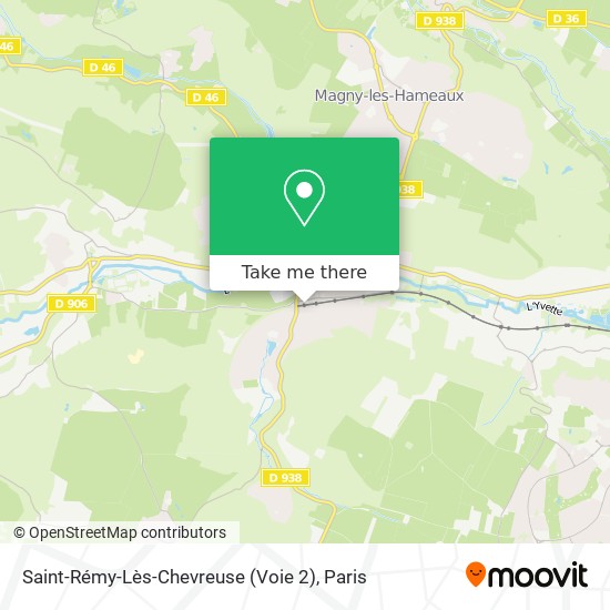 Saint-Rémy-Lès-Chevreuse (Voie 2) map