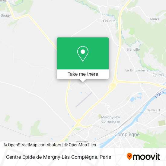 Centre Epide de Margny-Lès-Compiègne map