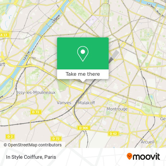 In Style Coiffure map