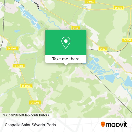 Chapelle Saint-Séverin map