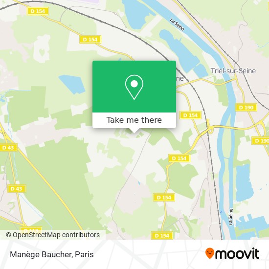 Mapa Manège Baucher