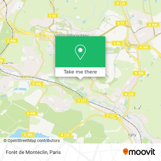 Forêt de Montéclin map