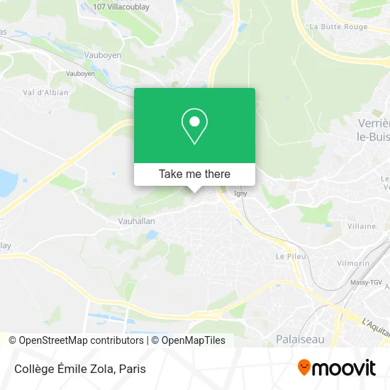 Collège Émile Zola map