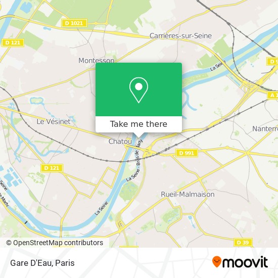 Mapa Gare D'Eau