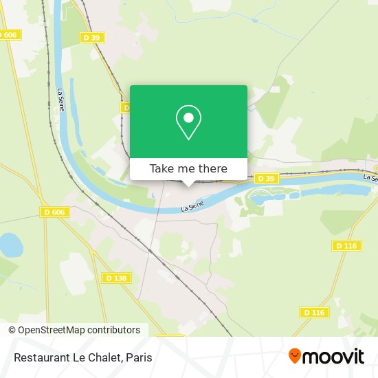 Restaurant Le Chalet map