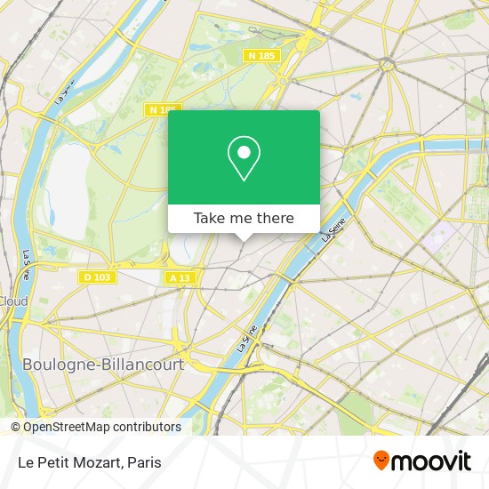 Mapa Le Petit Mozart