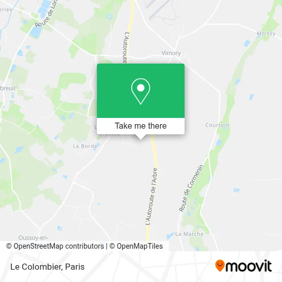 Le Colombier map