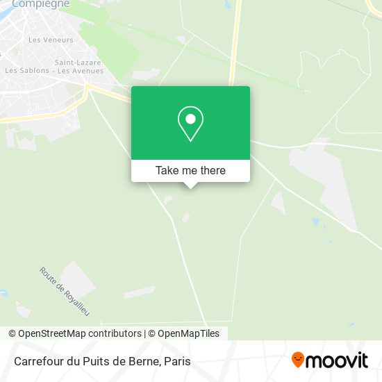 Carrefour du Puits de Berne map
