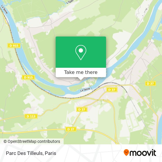 Mapa Parc Des Tilleuls