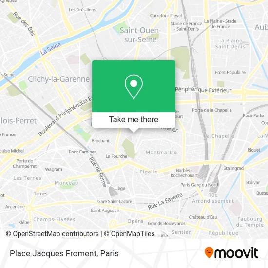 Place Jacques Froment map