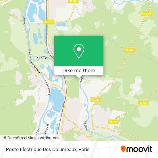 Poste Électrique Des Columeaux map