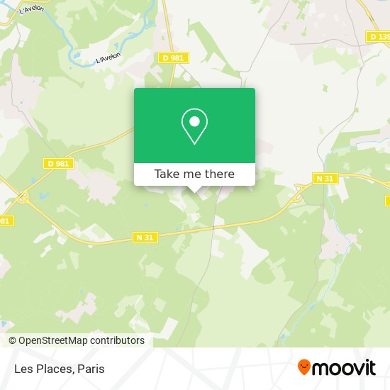Mapa Les Places
