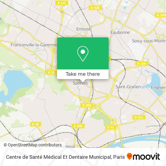 Centre de Santé Médical Et Dentaire Municipal map