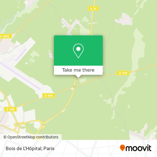 Mapa Bois de L'Hôpital