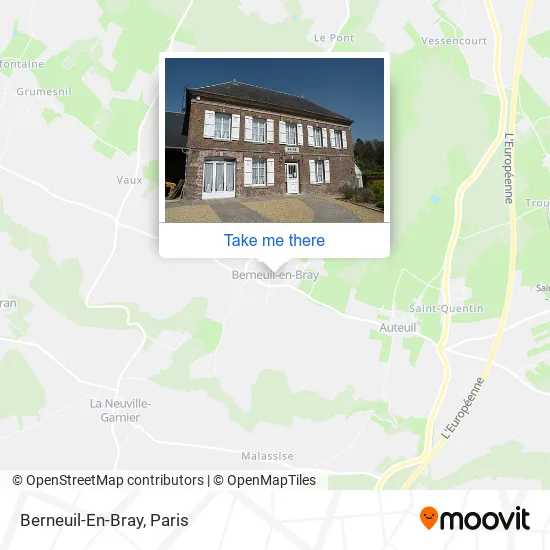 Berneuil-En-Bray map