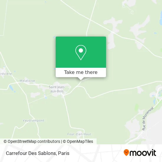 Carrefour Des Sablons map