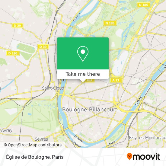 Église de Boulogne map