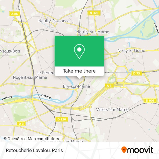 Retoucherie Lavalou map