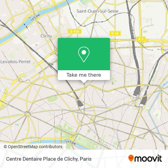 Centre Dentaire Place de Clichy map