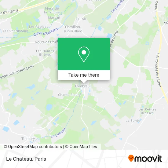 Le Chateau map