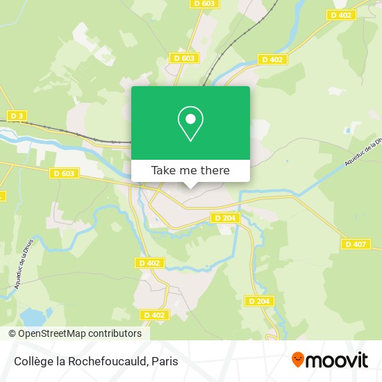 Mapa Collège la Rochefoucauld