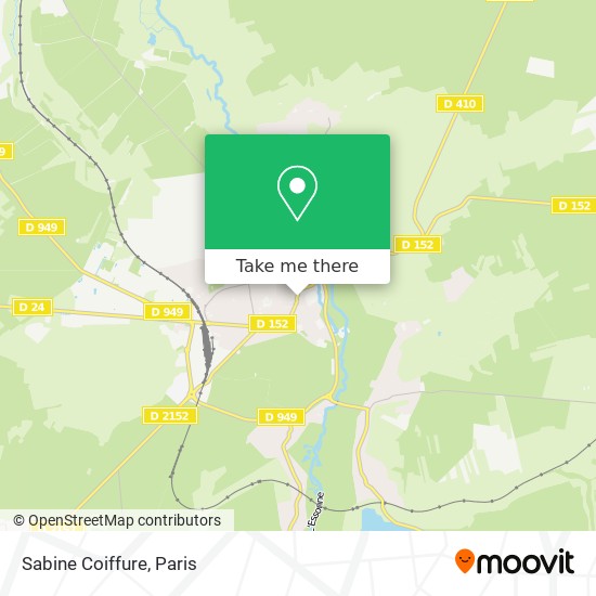 Sabine Coiffure map