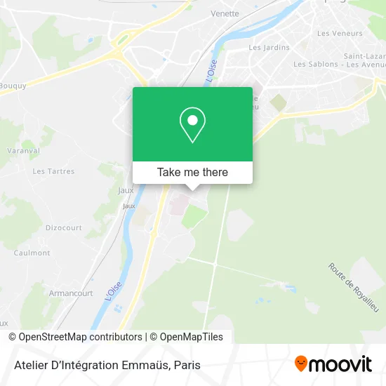 Atelier D’Intégration Emmaüs map