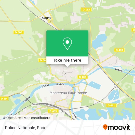 Mapa Police Nationale