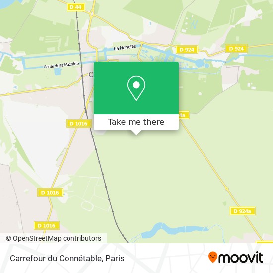 Carrefour du Connétable map