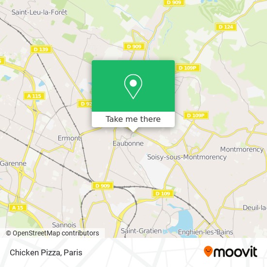 Mapa Chicken Pizza