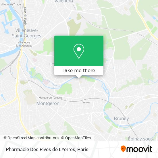 Pharmacie Des Rives de L'Yerres map