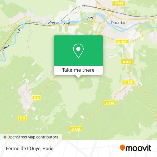 Ferme de L'Ouye map