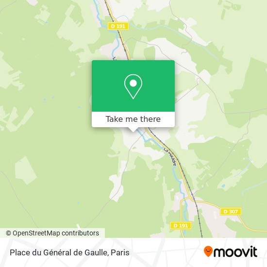 Place du Général de Gaulle map