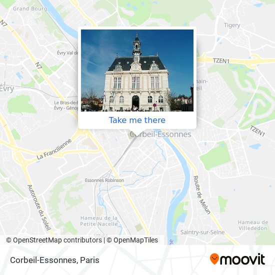 Corbeil-Essonnes map