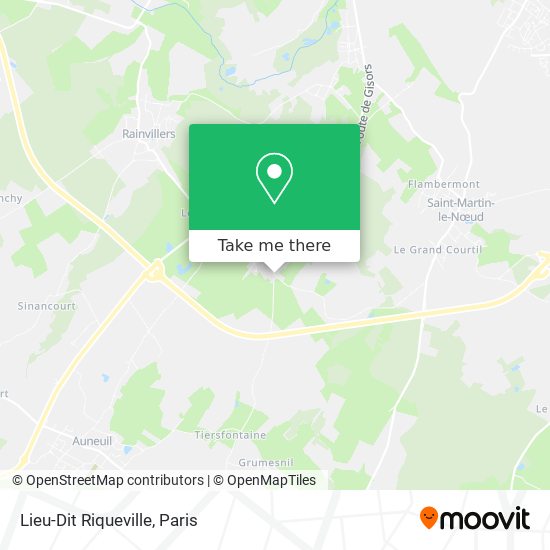 Mapa Lieu-Dit Riqueville