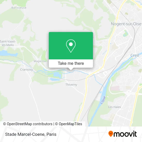 Stade Marcel-Coene map