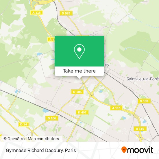 Mapa Gymnase Richard Dacoury
