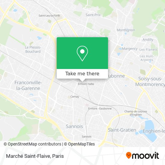 Mapa Marché Saint-Flaive