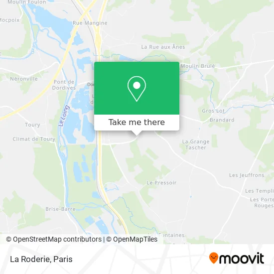 La Roderie map