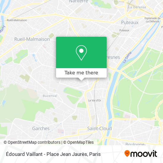 Édouard Vaillant - Place Jean Jaurès map