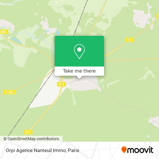 Orpi Agence Nanteuil Immo map