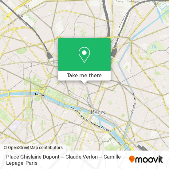 Place Ghislaine Dupont ‒ Claude Verlon ‒ Camille Lepage map