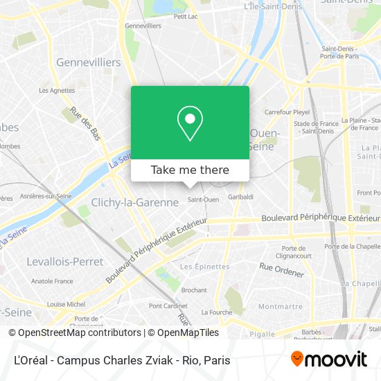 L'Oréal - Campus Charles Zviak - Rio map