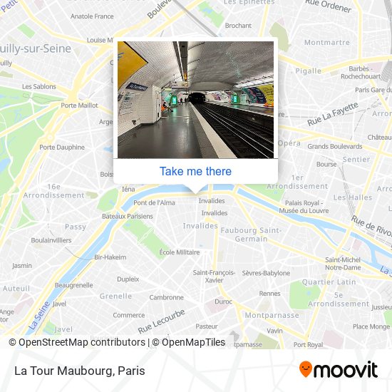 Mapa La Tour Maubourg