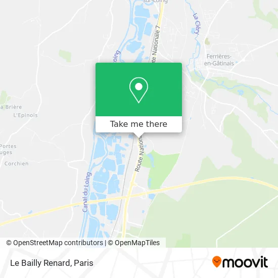 Le Bailly Renard map
