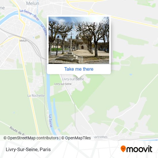 Mapa Livry-Sur-Seine