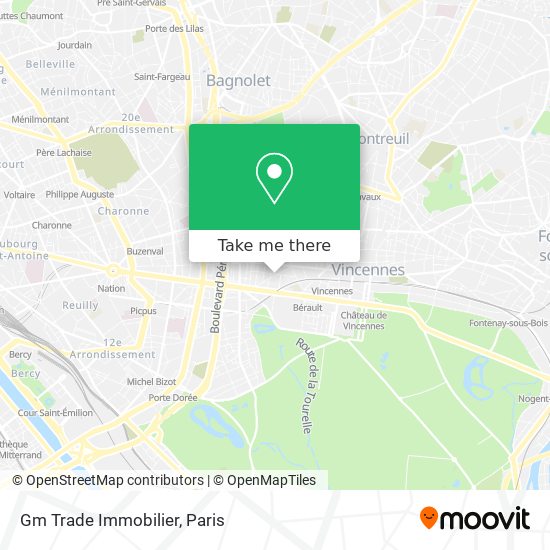 Gm Trade Immobilier map